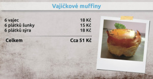 vajíčkový muffin