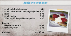 JABLEČNÉ LÍVANEČKY 